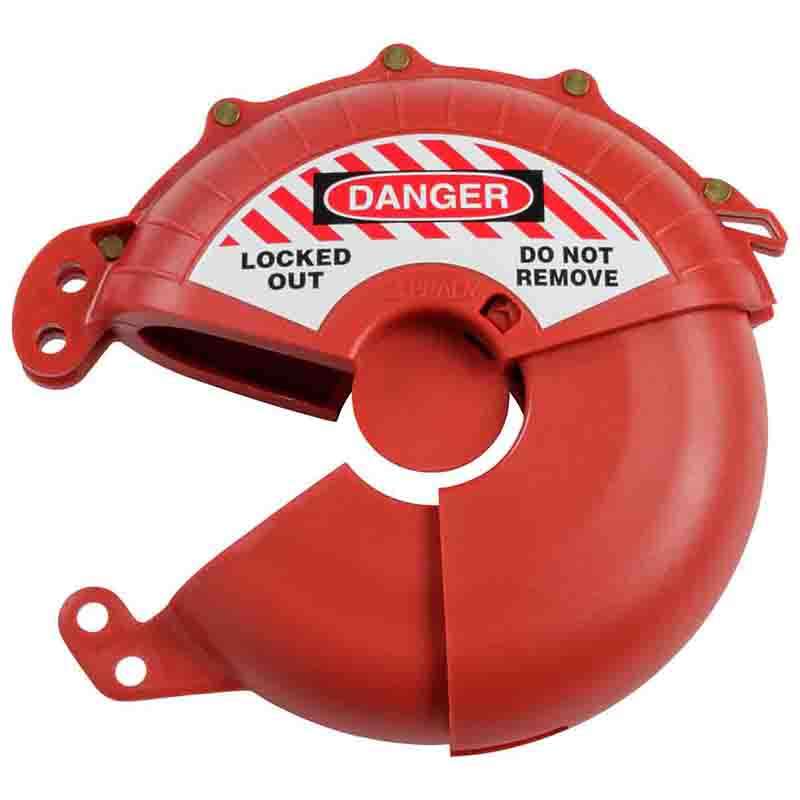 Red Gate Valve Lockout, 13.96" Diameter
